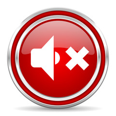 Obraz premium mute icon
