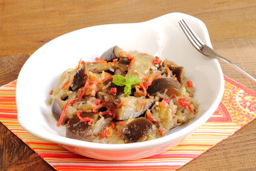 Berenjenas con jamón