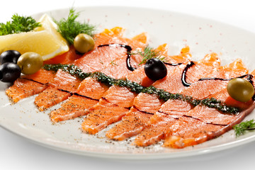 Salmon Carpaccio