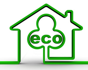 Экологически чистый дом. Символ