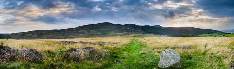 Simonside ridge panorama