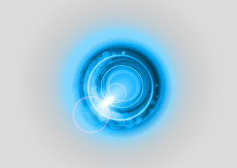 blue circle