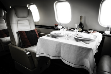 Luxury Business Jet Interior