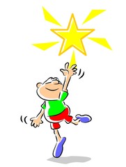 Star boy - illustration