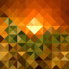Foto op Plexiglas Zigzag Herfst seizoen driehoek naadloze patroon achtergrond. EPS10-bestand.
