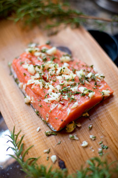 Fresh Cedar Plank Salmon