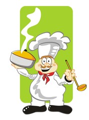 Chef preparing food