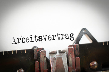arbeitsvertrag