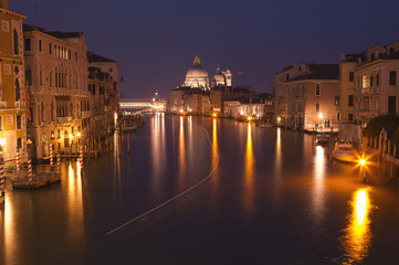 Obraz premium Grand canal after sunset