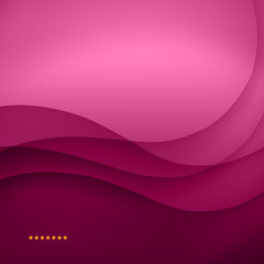 Purple smooth twist light lines vector background.