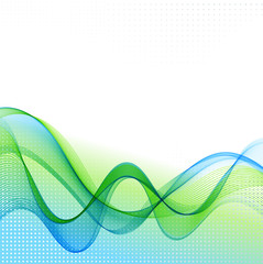 Color smoke wave abstract background