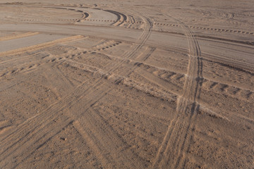road in desert