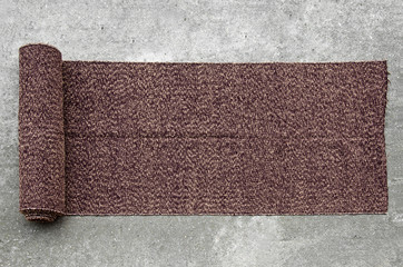 Fototapeta premium Old traditional romanian wool carpet with ancient motifs