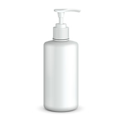 Gel, Foam Or Liquid Soap Dispenser Pump Plastic Bottle White