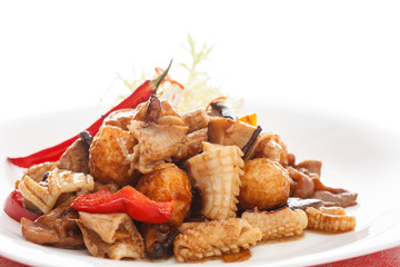 Asian spicy salad