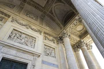 Obraz premium bas relief, Pantheon, Paris, France
