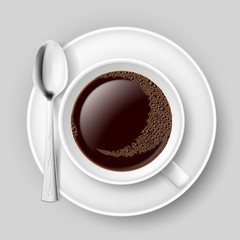 Cup of coffee.