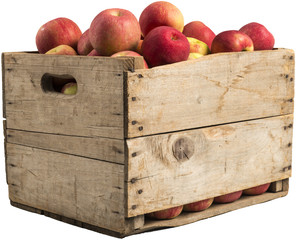 crate full of apples