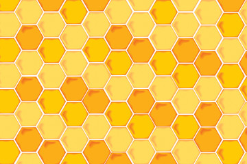 Natural Background with Honeycombs