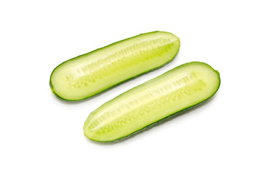 cucumber isolated on white background