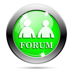 Metallic green glossy icon