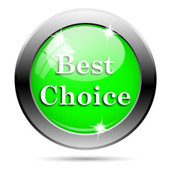 Metallic green glossy icon