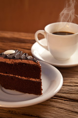 cake and coffee