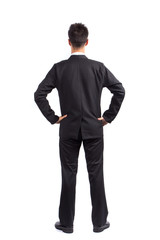 Business man isolated on white background  