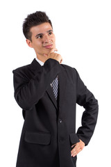 Business man isolated on white background  