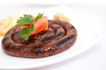 appetizing grilled sausage