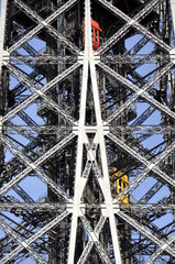 Eiffel Tower  in Paris - detail