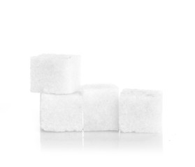 Studio photography of a lump sugar