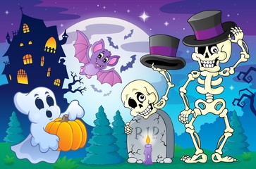 Halloween topic scene 5