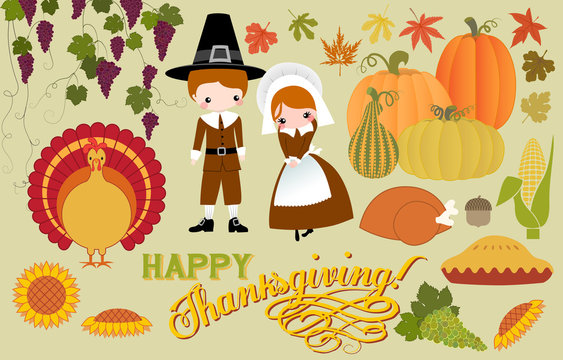 Thanksgiving Symbols and Icons