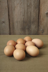 eggs on the kitchen counter.