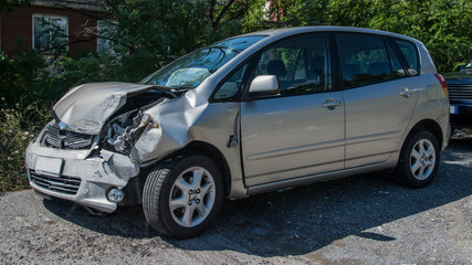 Obraz premium car accident