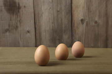 eggs on the kitchen counter.