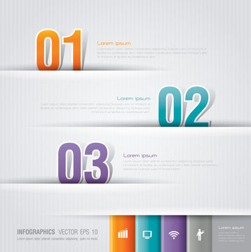 Infographics vector design template.