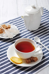 Cup with tea