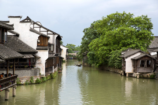 Ancient water town of Wuzhen, China