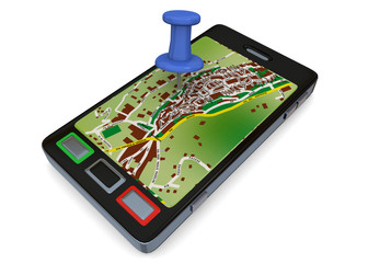 NAVIGATION WITH PHONE - 3D