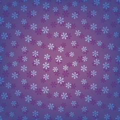 blue seamless snowflakes pattern
