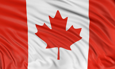 3D Canada Flag  (clipping path included)