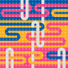 Retro pipe inspired background design