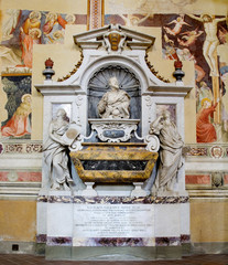 Fototapeta na wymiar Grób Galileusza za. Bazylika Santa Croce. Florencja, Włochy