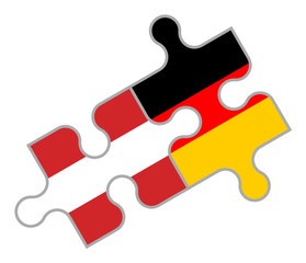 Puzzle: Österreich - Deutschland