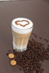Latte Macciato Glas