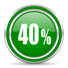 40 percent icon