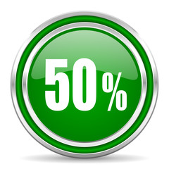 50 percent icon