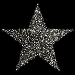 Shiny star, vector illustration